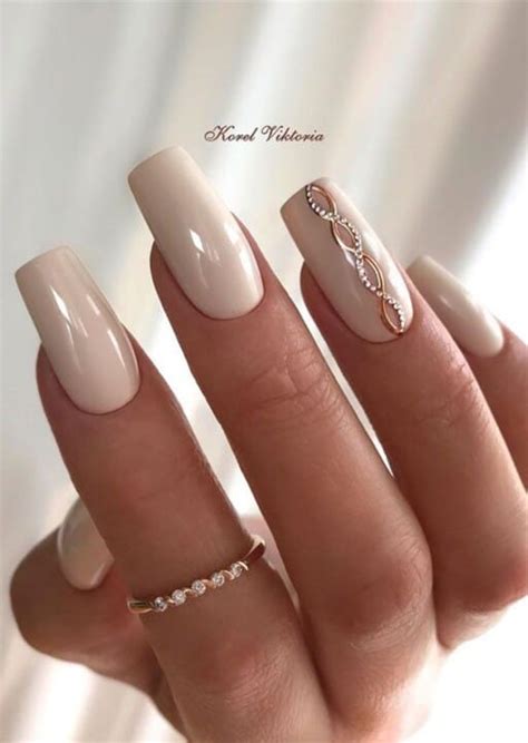 elegant nail art with stones|cute classic nail designs.